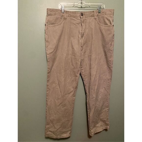 RedHead Jeans Beige Stretch Denim Straight Cotton Casual 40 By 30 - Picture 2 of 7